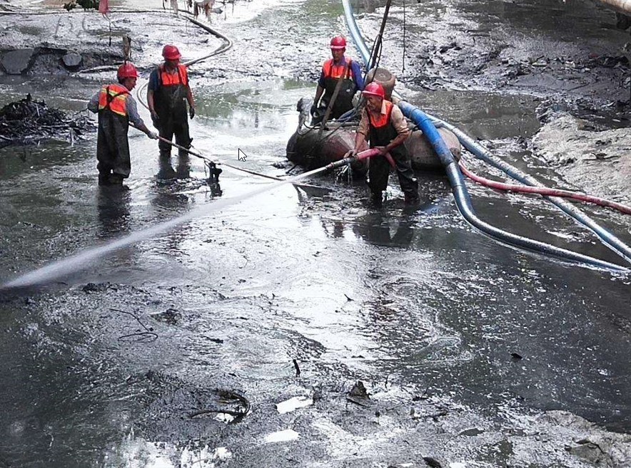 清洗黏土泥土、河道管道疏浚